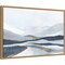 Far Away Land I (Mountains) by Eva Watts Canvas Wall Art Print Framed